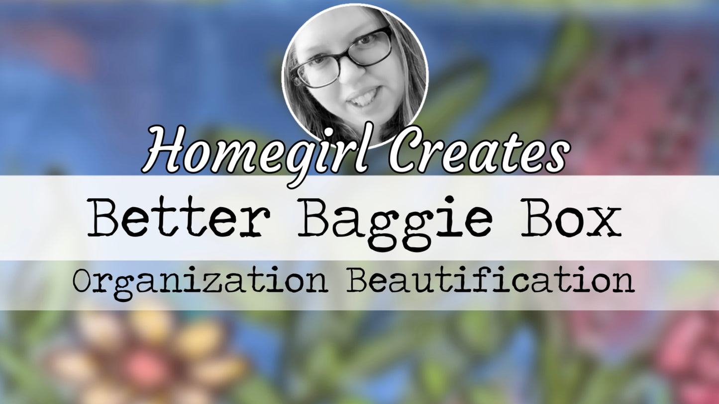 Better Baggie Box: Organization Beautification