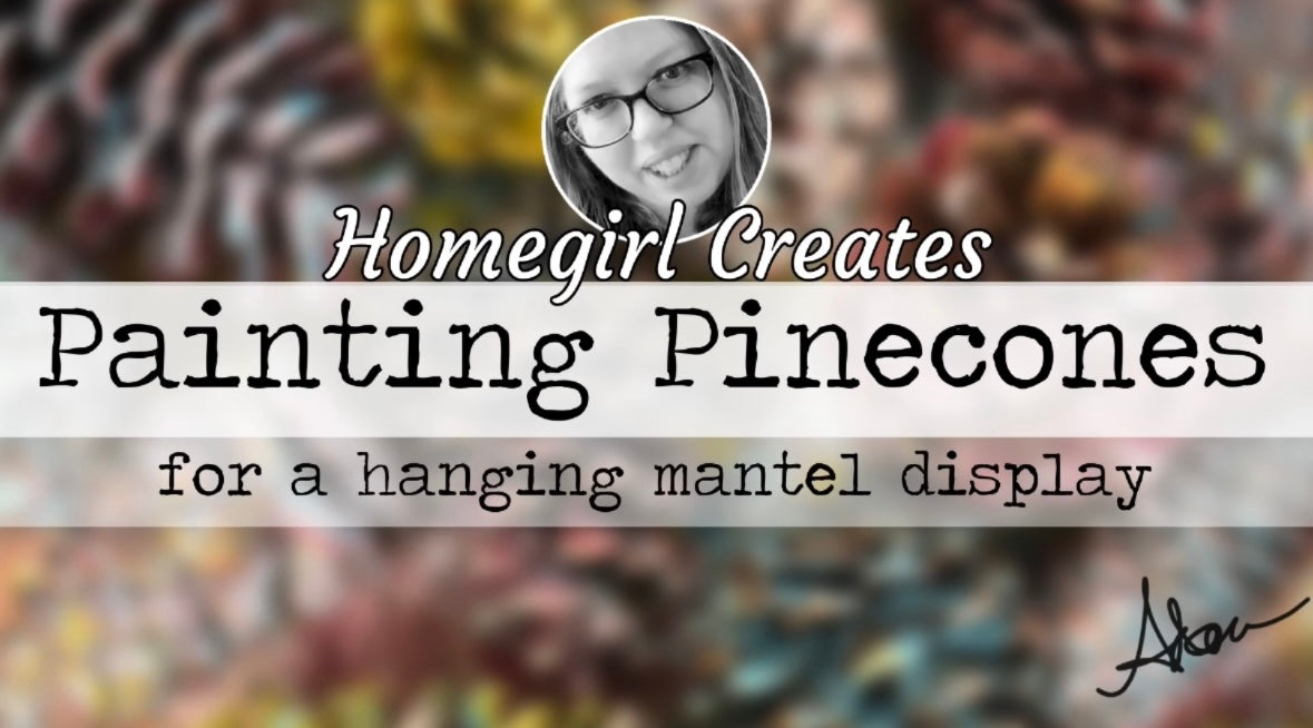 Painting Pinecones