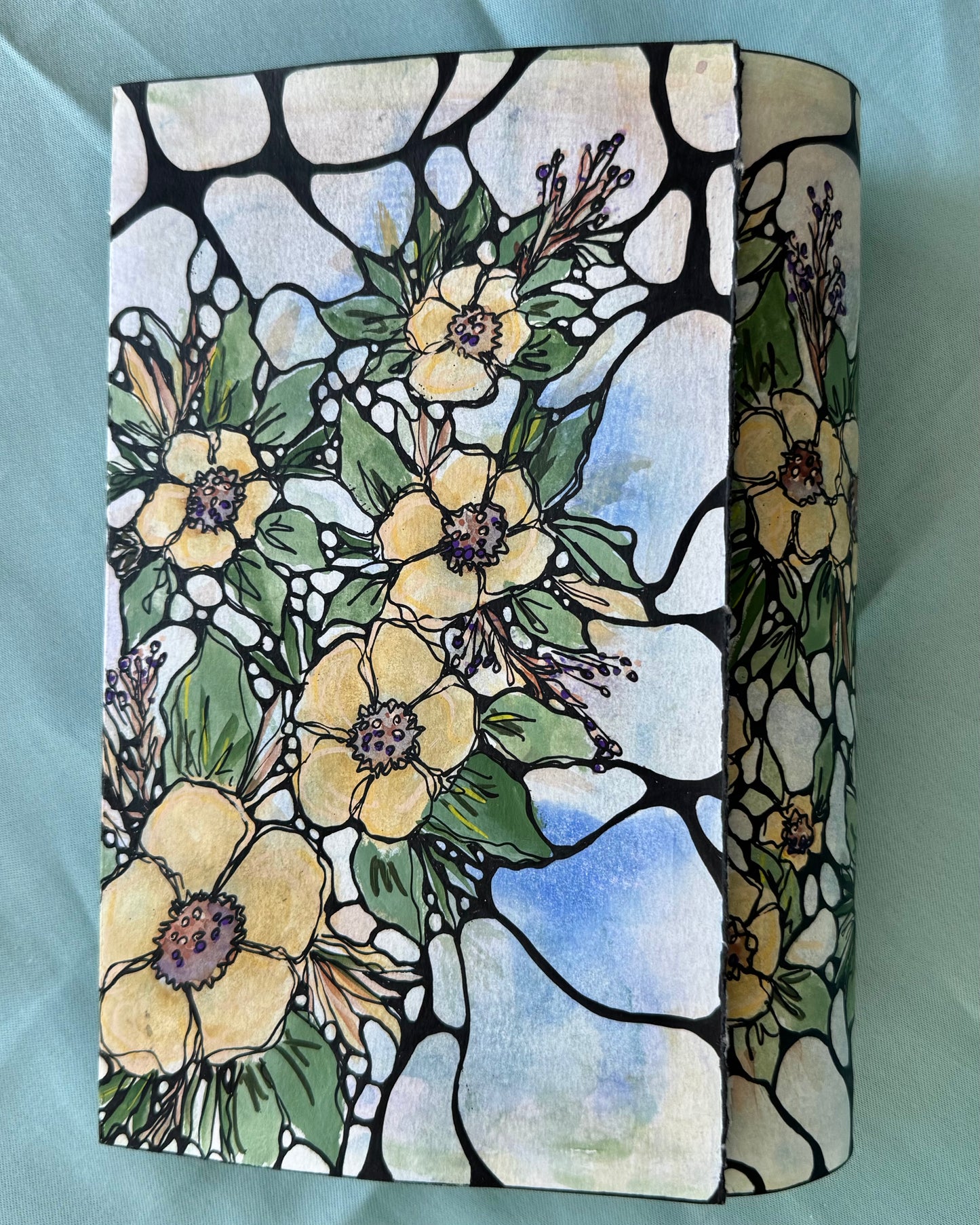 “Petals in Water” Art Journal